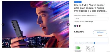 Nicht verfügbar bei Sony Spanien