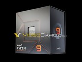 Der AMD Ryzen 9 7950X kommt offenbar in einer Verpackung mit einem Sichtfenster. (Bild: VideoCardz)