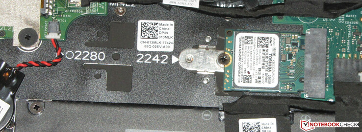 Dell verbaut eine SSD im M.2-2230-Format.