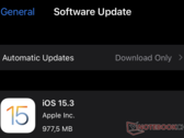 Es stehen bereit: iOS 15.3 un iPadOS 15.3. (Bild: Apple/Screenshot: Notebookcheck.com)