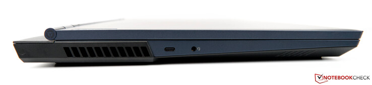 Links: USB-C 3.2 Gen. 2, Kopfhörer-/Mikrofon-Kombianschluss