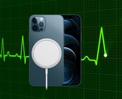 Ein Apple iPhone 12 mit MagSafe kann, wenn es zu nahe an Herzschrittmachern oder Defibrillatoren genutzt wird, gefährlich werden. (Bild: Pixabay, Apple)