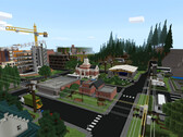 In Sustainable City sollen Menschen lernen, wie eine umweltfreundliche Stadt funktioniert. (Bild: Mojang / Microsoft)