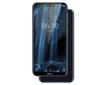 Das Nokia X6 gibt's auch in Blau