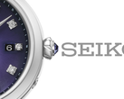 Die Seiko HEE004J (im Bild) ist mit elf im Labor gezüchteten Diamanten an allen Indizes außer der Zwölf-Uhr-Position ausgestattet.