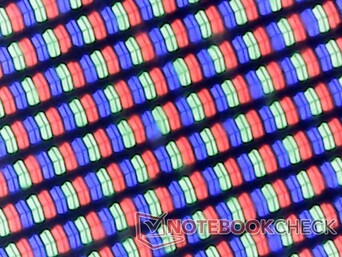 Scharfe RGB-Subpixelanordnung