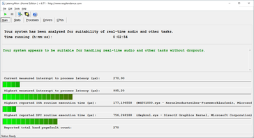 LatencyMon Übersicht
