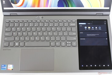 Tastatur- und Touchpadgröße wurden für den 8-Zoll-Touchscreen nicht reduziert