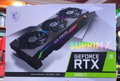 Die ersten Nvidia GeForce RTX 3080 Ti von MSI stehen offenbar schon bereit zur Auslieferung. (Bild: u/FaisalKhatib, Reddit)