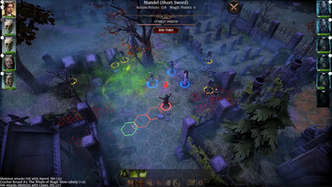 Im Bild: Ein Gameplay-Screenshot aus „The Necromancer’s Tale.