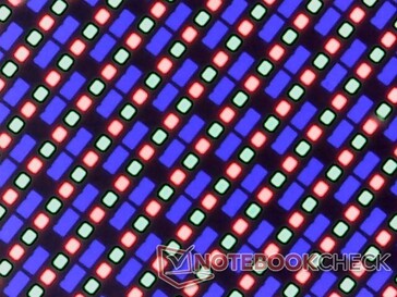 Scharfes RGB-Subpixel-Array ohne Probleme mit der Körnigkeit