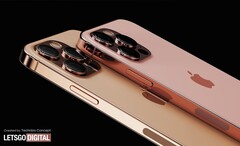 Das Apple iPhone 13 Pro könnte in mehreren schicken Farben angeboten werden. (Bild: LetsGoDigital)