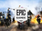 Racing Redemption ist eine Reminiszenz an die klassische Road Rash-Serie, mit dem Logo von Epic Games. (Bildquelle: Epic Games Store - bearbeitet)