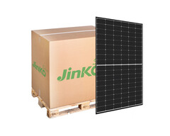 Solarmodul Jinko Tiger Neo mit N-Typ-Zellen für mehr Leistung bei geringer Sonneneinstrahlung (Bild: Jinko)