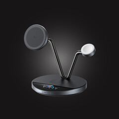 Die Prime Kabellose Ladestation (3-in-1 Ständer) ist eine der diversen IFA-Neuheiten von Anker. (Bildquelle: Anker)