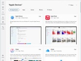 Apple Apps im Microsoft Store (Bild: eigener Screenshot).