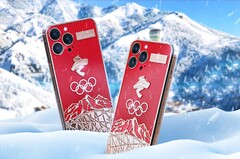 Die "Olympic Hero"-Version des Apple iPhone 13 Pro wird vom Logo der Olympischen Winterspiele geziert. (Bild: Caviar)