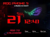 Das ROG Phone 5 wird in 8 Tagen vorgestellt (Bild: Asus)
