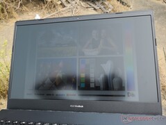 Draußen an einem bewölkten Tag