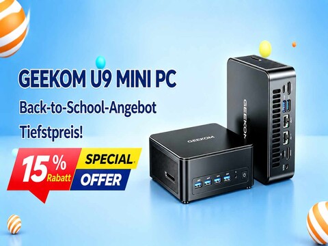 GEEKOM U9 MINI PC Back-to-School Deal — Jetzt 15% Rabatt sichern!