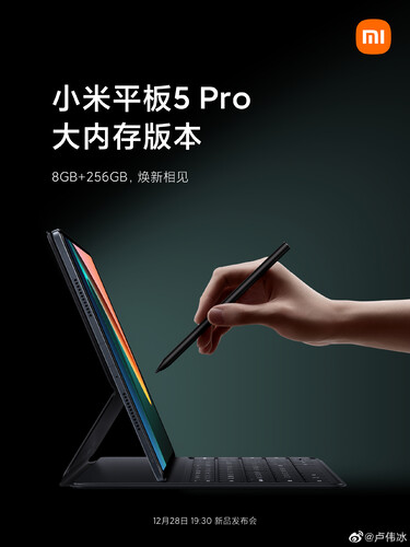 Das Xiaomi Pad 5 Pro startet in einer neuen Speichervariante in China.