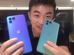 Carl Pei mit Prototypen zum OnePlus Nord: Im OnePlus 8T steckt offenbar ein 64 Megapixel-Sensor. (Bild aus MKBHD-Video)