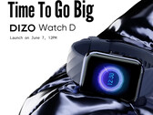 Dizo kündigt für den 7. Juni die Präsentation der neuen Smartwatch Dizo Watch D mit 1,8 Zoll großem Display an. (Bild: Dizo)