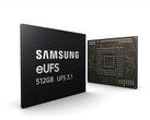Samsung startet mit der Massenfertigung seiner bisher schnellsten Speicherchips für Smartphones. (Bild: Samsung)