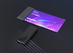 Nicht nur LG (Konzeptbild: LetsGoDigital), sondern auch Samsung will 2021 offenbar mit aufrollbarem Smartphone-Displays auf den Markt kommen.