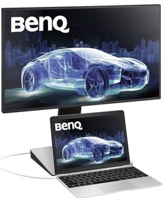 BenQ PD2710QC: WQHD-Monitor mit großem Farbraum und Dockingstation
