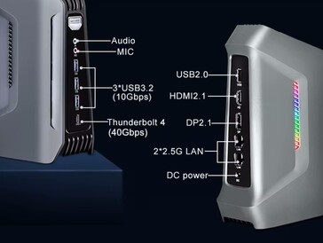 Zahlreiche Anschlüsse stehen bereit (Bildquelle: Topton)