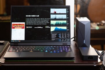 Neo 16 (E25) auf der CES 2025 (Bildquelle: XMG)