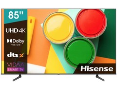 Nach Cashback ist der 85 Zoll riesige Hisense A6G heute für knapp 900 Euro bestellbar (Bild: Hisense)
