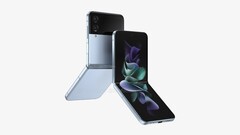 Das Samsung Galaxy Z Flip4 soll mit deutlich weniger störender Falte überzeugen, das Galaxy Fold Lite könnte als Teil der Galaxy A-Reihe starten. (Bild: @OnLeaks)