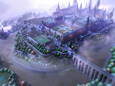 SEGA beschreibt Two Point Campus als Managementspiel mit kreativen Werkzeugen, die Spielern dabei helfen sollen, „die Universität ihrer Träume“ zu errichten.