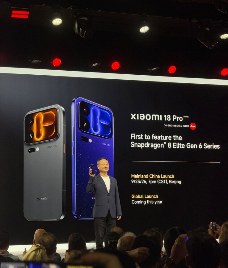 Während des Snapdragon Summit hat Xiaomi auch den globalen Xiaomi 18 Pro Launch für dieses Jahr bestätigt.