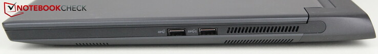 Rechts: 2x USB-A 3.2 Gen 1 (1x davon mit Powershare)