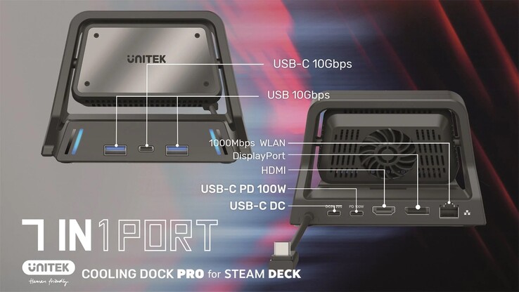 Unitek Cooling Dock Pro: Zahlreiche Anschlüsse