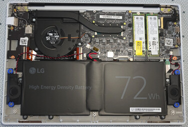 Aufgeräumter Innenraum mit den nötigsten Zugängen für Wartung und Erweiterung.