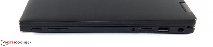 3.5mm Kombo-Audio, Micro-SD-Kartenslot, SIM-Einschub, USB 3.0 Typ A, Kensington-Lock