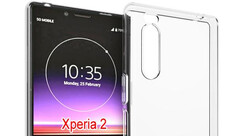 Leak: Schutzhülle bestätigt Design des Sony Xperia 2 Smartphones.