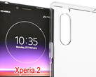 Leak: Schutzhülle bestätigt Design des Sony Xperia 2 Smartphones.