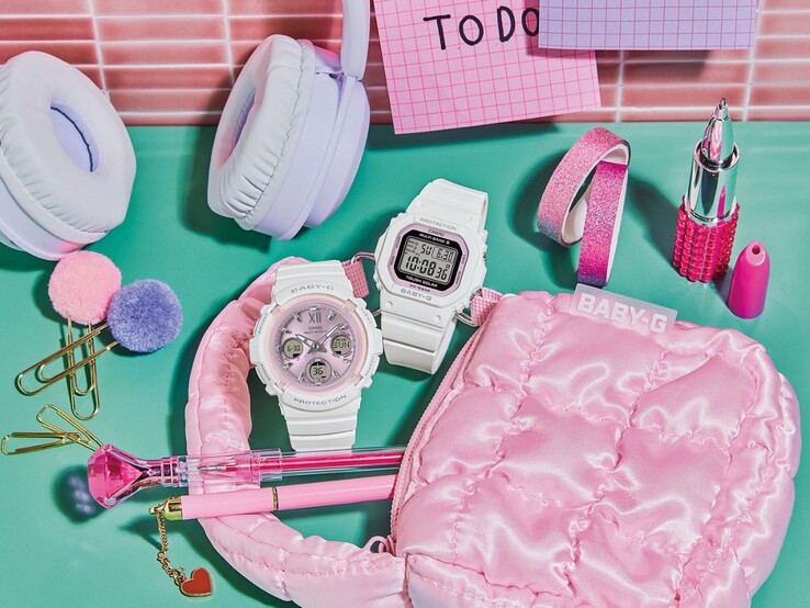 Die Casio Baby-G BGA-2800SP-7A1 (links) und BGD-5650SP-7C (rechts)