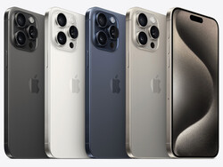 Farbvarianten des Apple iPhone 15 Pro Max (Bild: Apple)