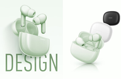 Design und Farboptionen der Kopfhörer.