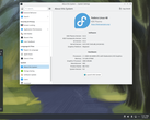 Eine Desktop-Umgebung mit Fedora Linux im Bild.