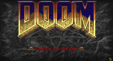 So sieht das Doom-Menü auf einem Display aus ...