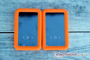 Beide Größen haben die gleiche Grundfläche.