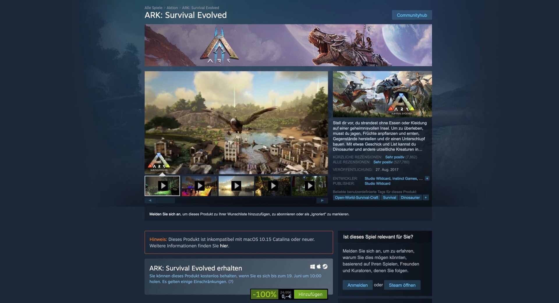ARK 2 zeigt neue Infos zum Survival-Spiel auf Steam