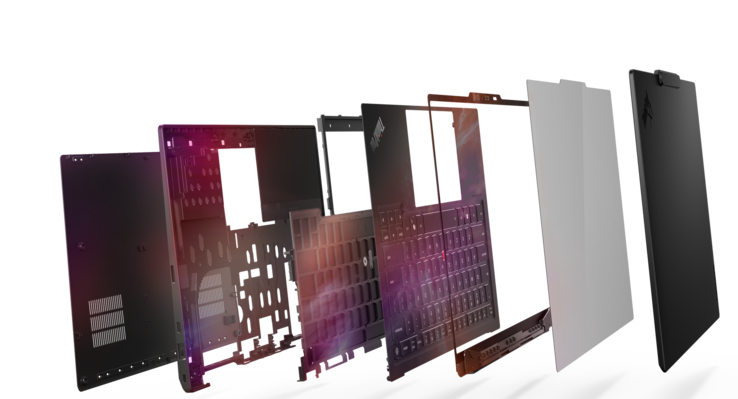 Lenovo ThinkPad X1 Carbon Gen 14 Aura Edition: Space Frame Design (Bildquelle: Lenovo)